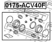 Spare Parts and Consumables - Р/к суппорта переднего Febest 0175ACV40F