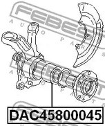 Spare Parts and Consumables - Подшипник ступ. пер. VW T4/Syncro 90-96 FEBEST DAC45800045