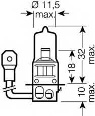 Spare Parts and Consumables - Лампа ORIGINAL LINE 1шт. (H3) 12V 55W PK22s качество ориг. з/ч (ОЕМ) OSRAM