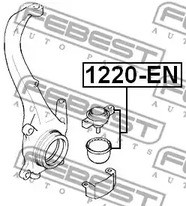 Spare Parts and Consumables - Опора шаровая нижняя Hyundai I30 06> FEBEST 1220EN