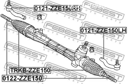 Spare Parts and Consumables - Тяга рулевая Toyota Corolla Ade150/Nde150/Nre150/Zre15/Zze150 06-13 FEBEST