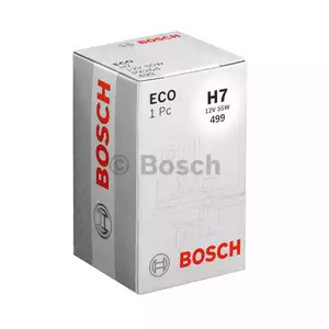 Авто тетиктер жана сарптоолору - Лампа (H7) 55W 12V галоген. BOSCH 1987302804