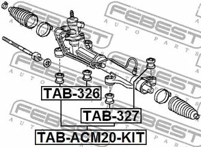 Авто тетиктер жана сарптоолору - С/блок рулевой рейки Febest TAB327