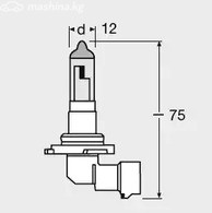 Авто тетиктер жана сарптоолору - Автолампа_OSRAM_галоген_9006CBI-HCB 51W12V OSRAM 9006CBIHCB