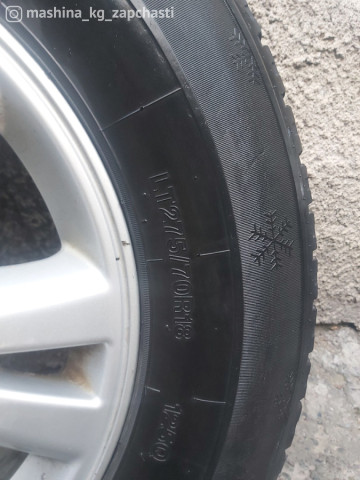 Wheel rims - Продаю диски с шинами зимние на Лексус LX 470 размер 275/70/18