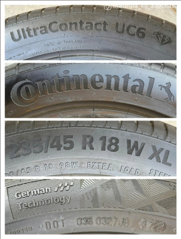 Tires - 235/45 R18 Continental летний комплект