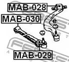 Spare Parts and Consumables - Сайлентблок задний прямого рычага Mitsubishi Galant EA 96-03 FEBEST MAB030