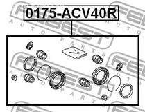 Авто тетиктер жана сарптоолору - Рем.к-кт суппорта торм.заднего Toyota Rav4 ACA3#/ALA3#/GSA33/ZSA3# 05-12 FE