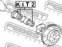 Spare Parts and Consumables - Сальник ступичный р-кт (52x68x7.5x12/56x75x8x12.5) Toyota Carina E At19#/St