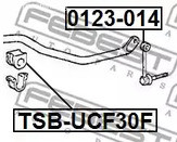 Spare Parts and Consumables - Втулка переднего стабилизатораd26,5 Lexus LS400 89-94 FEBEST TSBUCF30F