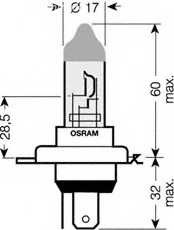 Spare Parts and Consumables - Автолампа_OSRAM_галоген_64193ULT-HCB 60/55W12V OSRAM 64193ULTHCB