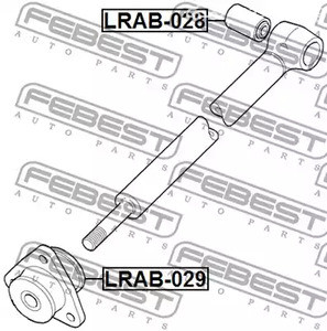 Spare Parts and Consumables - Сайлентблок зад.продол. тяги Land Rover Discovery 89-98/Defender 87-06 FEBE