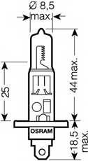 Запчасти и расходники - Автолампа_OSRAM_галоген_64150CBN-HCB 55W 12V OSRAM 64150