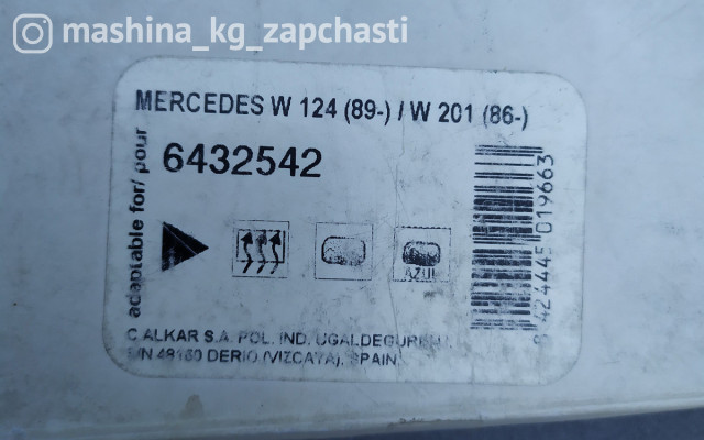 Запчасти и расходники - Зеркальные элементы Mercedes Benz W124