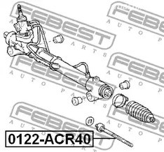 Spare Parts and Consumables - Тяга рулевая FEBEST 0122ACR40