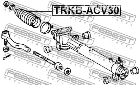 Запчасти и расходники - Пыльник рейки рулевой Toyota Camry 01> FEBEST TRKBACV30