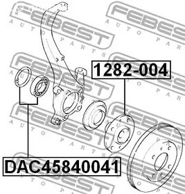 Spare Parts and Consumables - Подшипник ступицы передней Hyundai Sonata Ef/Ix35/Tucson 10>/Santa Fe/Sonat