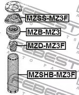 Spare Parts and Consumables - Опора амортизатора переднего Ford Focus all 04> FEBEST MZSSMZ3F