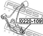 Запчасти и расходники - Опора шаровая нижняя Nissan Maxima A32 94-00 FEBEST 0220109