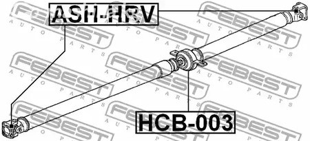 Spare Parts and Consumables - Крестовина карданного вала Honda HR-V 98-05 FEBEST ASHHRV