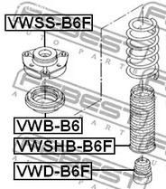 Запчасти и расходники - Пыльник амортизатора переднего Audi A2/A3, VW Polo/Golf/Touran all 99> FEBE