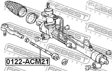 Spare Parts and Consumables - Тяга рулевая RH+LH Febest 0122ACM21