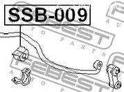 Авто тетиктер жана сарптоолору - Втулка стабилизатора переднего Subaru Forester 02> FEBEST SSB009