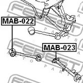 Spare Parts and Consumables - Сайлентблок задн. нижнего рычага Mitsubishi Galant all 96> FEBEST MAB023