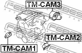 Spare Parts and Consumables - Подушка двигателя леваяToyota Cami J100E/J102E/J122E 99-05 FEBEST TMCAM2