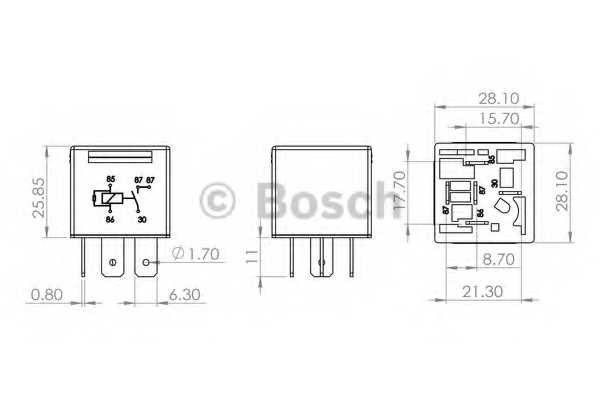 Spare Parts and Consumables - Реле поворотов 5-pin MB,MAN TGA BOSCH 0986AH0204