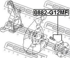 Spare Parts and Consumables - К-т подшипник ступ. пер. Subaru Impreza 05> FEBEST 0882G12MF