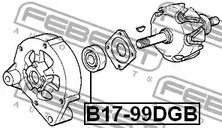 Запчасти и расходники - Подшипник шариковый 17x52x17 BMW 90> FEBEST B1799DGB