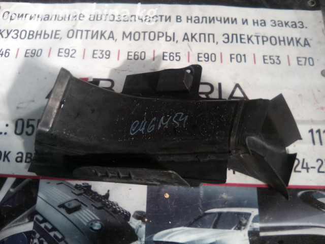 Spare Parts and Consumables - Воздуховод охлаждения тормозных дисков, E46, 51718197928