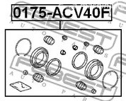 Запчасти и расходники - Ремк-кт торм.суппорта Toyota Camry 06-07> FEBEST 0175ACV40F