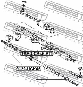 Авто тетиктер жана сарптоолору - С/блок рулевой рейки (комплект) Febest TABUCK45KIT