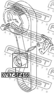 Авто тетиктер жана сарптоолору - Ролик натяжной ремня ГРМ Suzuki Swift/Vitara 1.6 16V <96 FEBEST 0787SF416