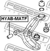 Запчасти и расходники - Сайлентблок перед.рычага пер. Hyundai Accent 99>/Getz 02>/Matrix 01> FEBEST