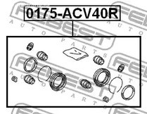 Spare Parts and Consumables - Р/к суппорта заднего Febest 0175ACV40R