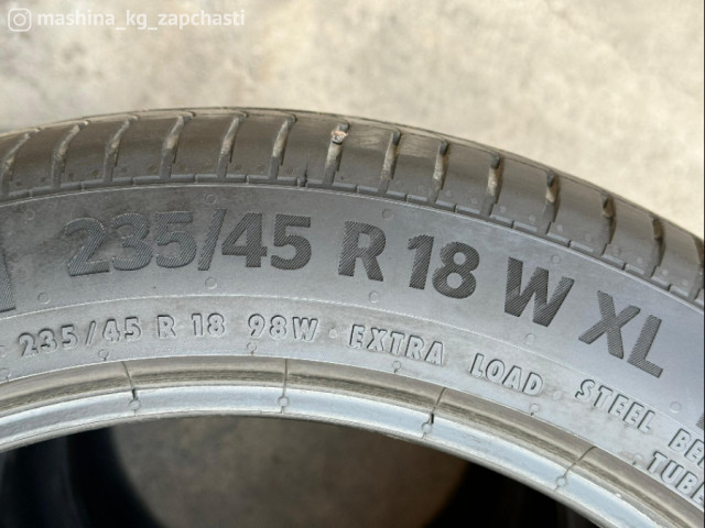 Tires - 235/45 R18 Continental летний комплект