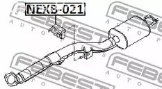 Spare Parts and Consumables - Крепление глушителя Nissan X-Trail T30 01-13 FEBEST NEXB021