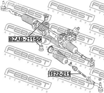 Spare Parts and Consumables - Тяга рулевая MB W211 2.6-5.0 4WD 03> FEBEST 1622211