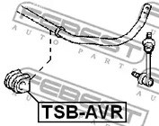 Spare Parts and Consumables - Втулка стабилизатора заднего Febest TSBAVR