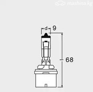 Spare Parts and Consumables - Лампа ORIGINAL LINE 1шт. (H27/1) 12V 27W PG13 качество ориг. з/ч (ОЕМ) OSRA