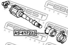 Spare Parts and Consumables - Подшипник приводного вала 41x72x23 Toyota Camry Acv3#/Mcv3# 01-06 FEBEST AS