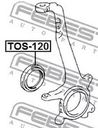 Запчасти и расходники - Сальник полуоси Toyota Land Cruiser 2.7-3.0 02> FEBEST TOS120