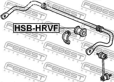 Spare Parts and Consumables - Втулка стабилизатора переднего d26.5, 3doors Honda HRV GH13 1.6i 00-03 FEBE