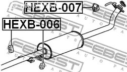 Запчасти и расходники - Подушка крепления глушителя Daewoo Lanos/Leganza, Honda,Rover 1.2-1.6/2.0/1