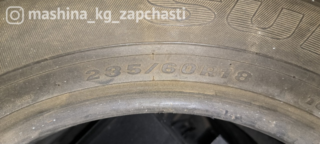 Tires - Продаю шины (235/60/R18) для Lexus RX