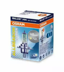 Запчасти и расходники - Лампа галогенная 60/55W 12V P43T 10X10X1 1A OSRAM 64193ALS