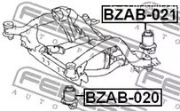 Spare Parts and Consumables - Сайлентблок подрамника заднего MB X164/W164/W251 05> FEBEST BZAB021